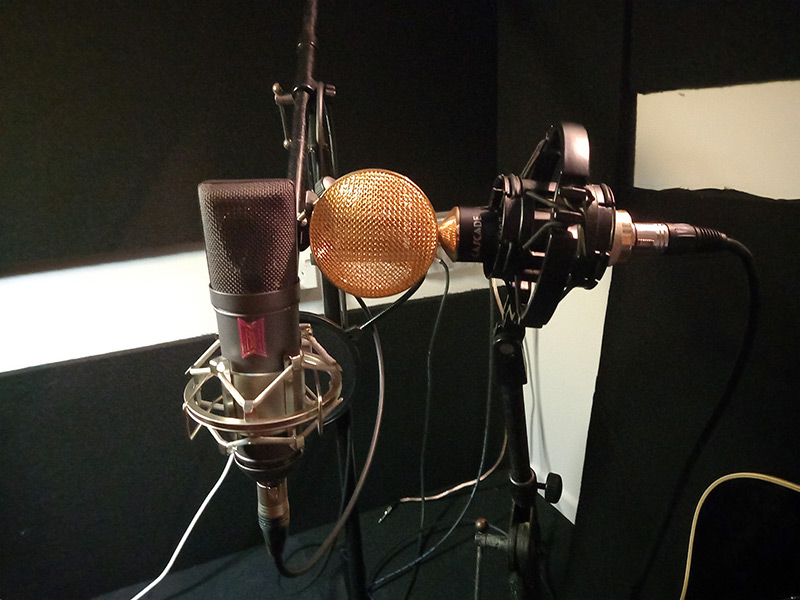 stereo micing in isolation booth